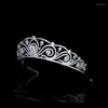 Hair Clips Bride Wedding Zircon Crown Headdress Evening Dress Accessories TR15107