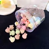 Hair Accessories 50Pcs/Set Korean Fashion Small Cute Clip For Girls Candy Color Mini Claw Flower Heart Shaped Hairpin