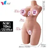 Aa Designer Sex Doll Toys Muñeca de silicona sólida Muñeca sólida Medio cuerpo Silicona completa Cadera vaginal Dispositivo de masturbación masculina invertida Muñeca sexual masculina invertida