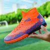 Scarpe da football americano Stivali da calcio indoor da calcio per erba sintetica Comodi tacchetti ultraleggeri antiscivolo Scarpe da ginnastica sportive da allenamento per erba