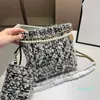 designer woman handbags crossbody bags women pearl chain tote Texture Woolen Cloth Fluffy Handbag Small Purse