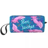 أكياس مستحضرات التجميل AXOLOTL BASE BAS TRAVEL TRAVEL FOR Women Salamander Animal Makeup Organizer Beauty Storage DOPP KIT CASE BOX