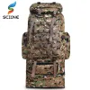 Sacos 100L Grande Capacidade Mochila Tática Ao Ar Livre Montanhismo Acampamento Caminhadas Militar Molle Waterrepellent Tactical Bag