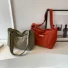 Bag kadınlar büyük çapraz yastıklı omuz ayarlanabilir kayış aşağı hobo tote kabarık çantalı askı seyahat iş