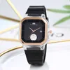 Wristwatches Womens Watch Elegant Easy To Read Three-Hand Analog Watches Silicone Band For Girlfriend Birthday Gift