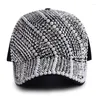 Ball Caps Pearl Dad Hat Cotton Hafted Cape Baseball Cap Męs