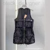 Gilet da donna firmati MM 24 inizio primavera nuovo design di nicchia con doppia cerniera coulisse cintura da lavoro abito gilet C03L