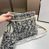 designer woman handbags crossbody bags women pearl chain tote Texture Woolen Cloth Fluffy Handbag Small Purse