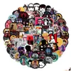 Autoaufkleber 50 Stück Cartoon Fremde Dinge Diy Skateboard Koffer Snowboard Motorrad Telefon Laptop Iti Aufkleber Drop Lieferung Automob Otavh