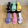 2024 designer shoes slide Slippers sandals 6 color loafer pool Casual Shoe flat man mule Womens sexy sliders girl Summer Beach slide 35-40