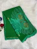 Etniska kläder 2024 Muslim Ramadan Hijab Scarf Musulman Foulard Big Hijabs For Woman African Islam Dubai Cotton Embroider sjal