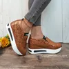 Leopardo impressão mocassins sapatos femininos primavera deslizamento-em saltos escondidos tênis mulher couro do plutônio plataforma grossa sapatos esportivos senhoras 240309