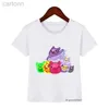 T-shirts New Arrival 2022 ChildrenS Tshirt Video Game Slime Rancher 2 Cartoon Print Boys T-Shirt Fashion Girls T Shirt Cute Kids Clothes ldd240314