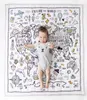 Tapis rampant pour bébé tapis épaississant tapis de jeu pour bébé couette de climatisation tapis de carte d'aventure du monde décor de chambre d'enfant nordique 9235678