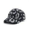 Ball Caps Winter Unisex Leopard Baseball Cap Women Hats Female Men Dad Hat Snapback Hip Hop Gorras