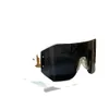 Oversize Wrap for Women Men Black Grey Rimless Glasses Designers Sunglasses Sunnies UV400 Eyewear with Box5wmn