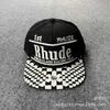 Rhude Hat Fashion Brand American Truck Unisex Flat Brim Baseball Cap Autumn and Winter