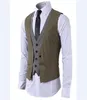 Waishidress Custom Made Black Grey Men Casual Suit Vests Solid Men039s Designer Bomber Jackets Groom Vest1986047