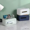 Caixas de tecido guardanapos plástico simples multifuncional caixa de bombeamento casa sala estar controle remoto desktop caixa guardanapo