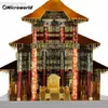 3D Puzzles Microworld Juegos de rompecabezas de diseño de metal 3D Kits de modelos de edificios del templo del cielo Rompecabezas de corte láser Juguetes Regalos de cumpleaños para adultos 240314