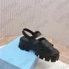 Designer Sandals Casual Slipper Women Summer Slides Monolith Black Sandal Cutout Buckle Shoes With Box 540