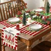 Table Mats 4Pcs Christmas Linen Meal Mat Nutcrackers Xmas Snowman Placemats Set Winter Family Dining Decoration Vintage