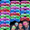 Lunettes clignotantes LED en forme de mode, jouets pour enfants, fournitures de fête de noël, décoration, lunettes lumineuses LT838