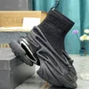 2024 New Daddy Shoes Air Cushion Elastic Shoes 두꺼운 단독 충격-흡수 우주선 운동화 유방 디자이너 공간 신발 두꺼운 솔로 된 캐주얼 스니커 아빠 신발 추가