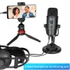 Microphones Boya BYPM500 USB Condenser Desktop Microphone For PC Computer Mobile Singing Gaming Streaming Podcasting Recording Mic