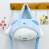 Хит продаж, новая трансформированная сумка для куклы-панды Kuromi, плюшевая игрушечная сумка, диагональная сумка на одно плечо с милым сердечком для девочек 2023 года