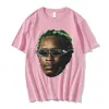 Męskie koszulki Rapper Young Thug Graphic T Shirt Men Men Mase Fashion Hip Hop Street Style Tshirt Summer Casual Short Sleeve TEE SHIRT Oversized J230705