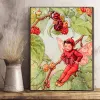 Stitch Famous Painter Cicely Mary Barker Art Painting Diamond Embroidery Kits Flower Butterfly Fairy Cross Stitch Mosaic Bedroom Decor