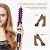 Curling strykjärn hår curler torktumlare 6 in1 luft styler för rak vågiga wrap curlers stasightener blå torkare 231102 drop leveransprodukter c ot0qm