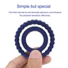 Male Ring Silicone Rings Delay Lock Ejaculation Dual Scrotal Binding Ball Stretcher Ring Couples Sex Toys for Men