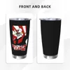 タンブラーMazinger Z Manga Insulated Tumbler with Lid Goldorak Grendizer Actarus Stainless Steel Coffee Mugs Thermos Bottle Cup 20oz