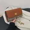 Stylish Handbags From Top Designers Fashionable and Versatile New Camellia Chain Bag Classic Vintage Envelope Trendy Niche Dign Single Shoulder for Women