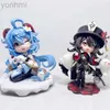 Action Toy Figures Genshin Impact 17cm Anime Game Hu Tao Ganyu Figure Gk Kawaii Beautiful Girl Statue Pvc Action Figurine Collection Model Toy Gif ldd240314