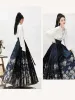 Camisa tradicional china Hanfu falda con cara de caballo conjunto de dos piezas traje de primavera y otoño falda Hanfu vestido Mamianqun ropa de mujer