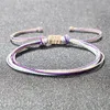 Lien Bracelets À La Main Tressé Cire Ligne Bracelets Pour Femmes Hommes Mode Multicolore Bracelet Chanceux Yoga Bijoux Couple Réglable Cadeau