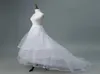 Nuovo Aline 2 cerchi Chape Crinoline Sottoveste treno sottogonne per le donne abito da sposa4393715