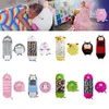 Childrens Sleeping Bag Kids Cartoon Animal Blanket Sleepsacks Anti-kick Quilt Plush Doll Pillow Baby Sleep Sack For Boys Girls 240219