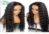 Bythair Curly Full Lace Human Hair Wigs With Baby Hairs Pre Plucked Natural Hairline Natural Wave Lace Front Wig Bleached Knots5565019