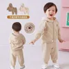 Cartoon Herfst Baby Leuke Modieuze Tweedelige Set Lentekleding Jongens en Meisjes Nieuwe Kindermode voor Dames