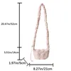 Torby na ramię Kobiety Crossbody Cross Cloud Plisted Ladies Tote Fashion Casual Solid Kolor Nylon Prosta torba komunikatorów