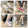 Top Italy Casual Buty Odblaskowa wysokość Reakcja Sneakers Triple czarny biały wielokolorowy zamsz czerwony niebieski żółty fluo tan luksus mężczyzn designerskie trenerzy gai gai