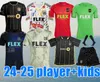 Version Fan et Joueur 24-25 Maillots de football LAFC 24-25 VELA CHIELLINI ACOSTA D.BOUANGA KAYE ROSSI Los Angeles FC Maillots de football kit enfants