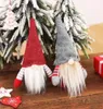 Świąteczne ręcznie robione szwedzki gnome skandynawski tomte Santa Nisse Nordic Plush Table Ornament Xmas Tree Dekoracja FWB27369071355