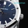 AP Highend Horloge Vrijetijdshorloge Royal Oak Series 15500ST Blauwe Plaat Staal Koning wijzerplaat 41mm Heren Automatisch Mechanisch Kalender Horloge