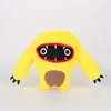 Nouveau jeu de puzzle monstre jaune Joyville, jouets en peluche monstre jaune entourant