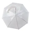 Vêtements pour chiens Laisse de marche Couverture transparente imperméable intégrée Rain Sleet Snow Parapluie pour animaux de compagnie